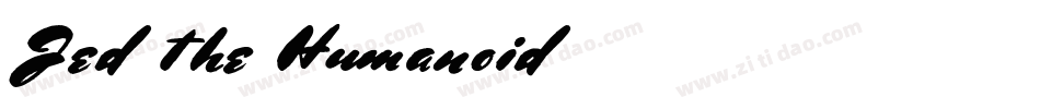 Jed the Humanoid字体转换